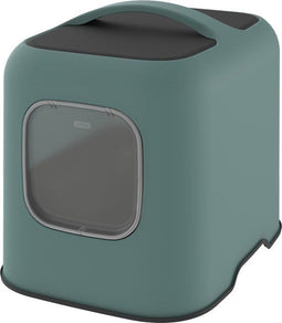 Rotho MyPet Biala - Kattenbak - Modern design - Groen & Antraciet