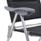 vidaXL - Campingstoelen - 58x69x111 - cm - aluminium - zwart - 2 - st