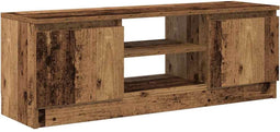 vidaXL - Tv-meubel - 102x30x36 - cm - bewerkt - hout - oud - houtkleurig
