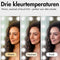 Sansbeauté® Hollywood Spiegel - Make Up Spiegel 80x60cm - 18 Dimbare LED Lampen - 10X Vergroting - Bluetooth - USB Oplaadpoort - Rechthoekig