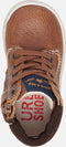 Shoesme Urban - Lage sneakers - Veterboots met rits - Bruin - Maat 24