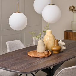 Light & Living Schaal Robinia - Hout - - 38 x 3 x 35 cm (BxHxD)