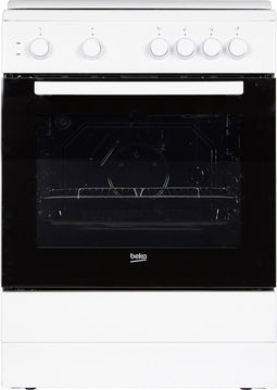 Beko FSS66000GW - Elektrisch Fornuis - 4 kookzones - 71L oven