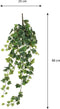 Mica Decorations Hedera - Kunst Hangplant - Onderhoudsvrij - Groen Bont - H86 cm (1 stuk)
