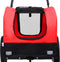 vidaXL - Fietstrailer - en - kinderwagen - 2-in-1 - rood - en - zwart