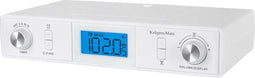 Krüger&Matz KM0817 - Keukenradio - Bluetooth klok alarm timer - Wit