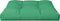 vidaXL - Palletkussen - 80x80x12 - cm - stof - groen
