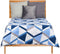 Omkeerbare sprei 180 x 260 cm Blauw Wit (6 Stuks)