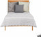 Omkeerbare sprei 180 x 260 cm Etnisch Wit Grijs (6 Stuks)