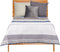 Omkeerbare sprei 180 x 260 cm Zeshoekig Blauw Wit Grijs (6 Stuks)
