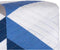 Omkeerbare sprei 240 x 260 cm Blauw Wit (6 Stuks)