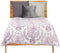 Omkeerbare sprei 240 x 260 cm Wit Paars (6 Stuks)