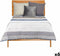Omkeerbare sprei 240 x 260 cm Zeshoekig Blauw Wit Grijs (6 Stuks)