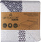 Omkeerbare sprei 240 x 260 cm Zeshoekig Blauw Wit Grijs (6 Stuks)