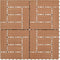 vidaXL - Terrastegels - 11 - stuks - 30 - x - 30 - cm - WPC - 1 - m2 - bruin