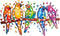 UNIDRAGON Houten Puzzel Voor Volwassenen Dier - Speelse Papegaaien - 620 stukjes - Royal Size 72x40 cm