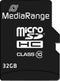 MediaRange 32GB - microSDHC - SD CL.10 incl. Adapter