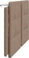 vidaXL - Hoofdbordkussen - 160 - cm - kunstleer - cappuccinokleurig