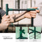tectake® Broeikas - Foliekas 2m² - Kweekkas met 16 Planken - Beschermt Tegen Kou en Regen - Groen