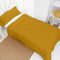 Dekbedovertrek set HappyFriday Basic Kids Mosterd Bed van 80 2 Onderdelen