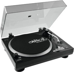 Omnitronic BD-1390 Draaitafel (dj) met riemaandrijving Zwart