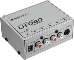 Omnitronic LH-040 RIAA stereo phono platenspeler voorversterker