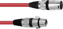 OMNITRONIC xlr kabel 3pin 3m rd