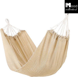 In The Mood Hangmat - Dichte doek - Katoen - Geel - L230 x B120 cm