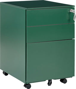 Beliani CAMI - Kantoorkast - Groen - Staal