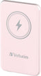 Verbatim Charge 'n' Go - Powerbank 5000 mAh - Magnetisch Draadloos Opladen - Roze