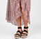 POSH by Poelman LONA - Dames Sandalen - Gespsluiting met dierenprint - Zwart (maat 38)