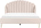 AMBILLOU - Bed - Lichtbeige - 160 x 200 cm - Polyester