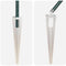 vidaXL - Tuinpalen - met - Spike - - - 7 - stuks - Ø32 - mm, - 140 - cm, - Gegalvaniseerd - Staal