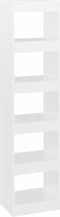 vidaXL - Boekenkast/kamerscherm - 40x30x166 - cm - hoogglans - wit