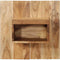 vidaXL - Nachtkastje - 50x27x50 - cm - massief - acaciahout