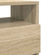 vidaXL - Nachtkastje - met - 2 - lades - 40x33x60 - cm - sonoma - eikenkleurig