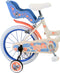 Disney Stitch Kinderfiets - Meisjes - 16 inch - Creme Koraal Blauw - Twee handremmen