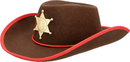 Boland - Kinderhoed Rookie sheriff - 55 - Kinderen - Unisex - Cowboy - Indiaan