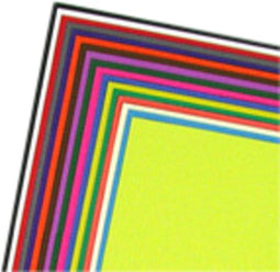 Omslagpapier papyrus 50x70cm 120gr 100vel assorti | Pak a 100 vel