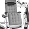 tectake® Opvouwbare Ligstoel Cloud - Ligbed - Traploos Verstelbaar - Grijs