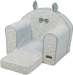 Omvormbare fauteuil in de geest van de natuur - Wit en groen - 43 x 55.5 x 50 cm