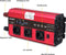 Omvormer - 12V - 230V - 3000W - LCD Display - 4 USB Poorten