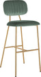 Richmond Barstoel Xenia Jade Velvet / Brushed Gold (Genova 504 Jade)
