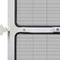 vidaXL - Hordeur - met - scharnieren - 120x240 - cm - wit