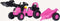 Rolly Toys Kid roze met voorlader en aanhanger