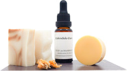 Calendula Care - Huidverzorging - Giftset mini's - 100% Natuurlijk & Biologisch - Gevoelige Huid - Brievenbus Cadeau