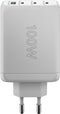 Goobay 65556 - Thuislader - 4-poorts USB-C PD 100W en USB-A QC - GaN