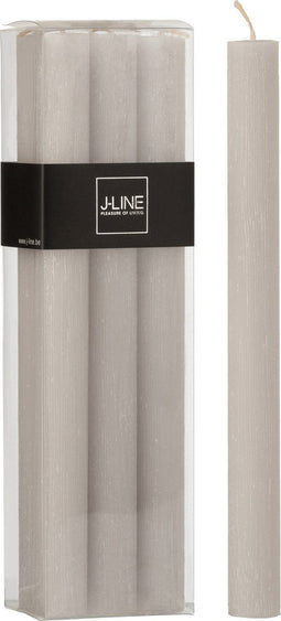 J-Line tafelkaars - lichtgrijs - 9U - doos van 6