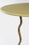 Mica Decorations Futura Bijzettafel - H53 x Ø55 cm - Metaal - Lichtgroen