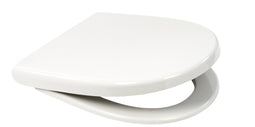 Plieger Zano Toiletbril (By Pressalit) - D-Vorm WC Bril - Duroplast - Wit - Met Deksel - Softclose - Quick Release - Geschikt voor Geberit toilet